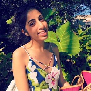 Floral flowy skater dress